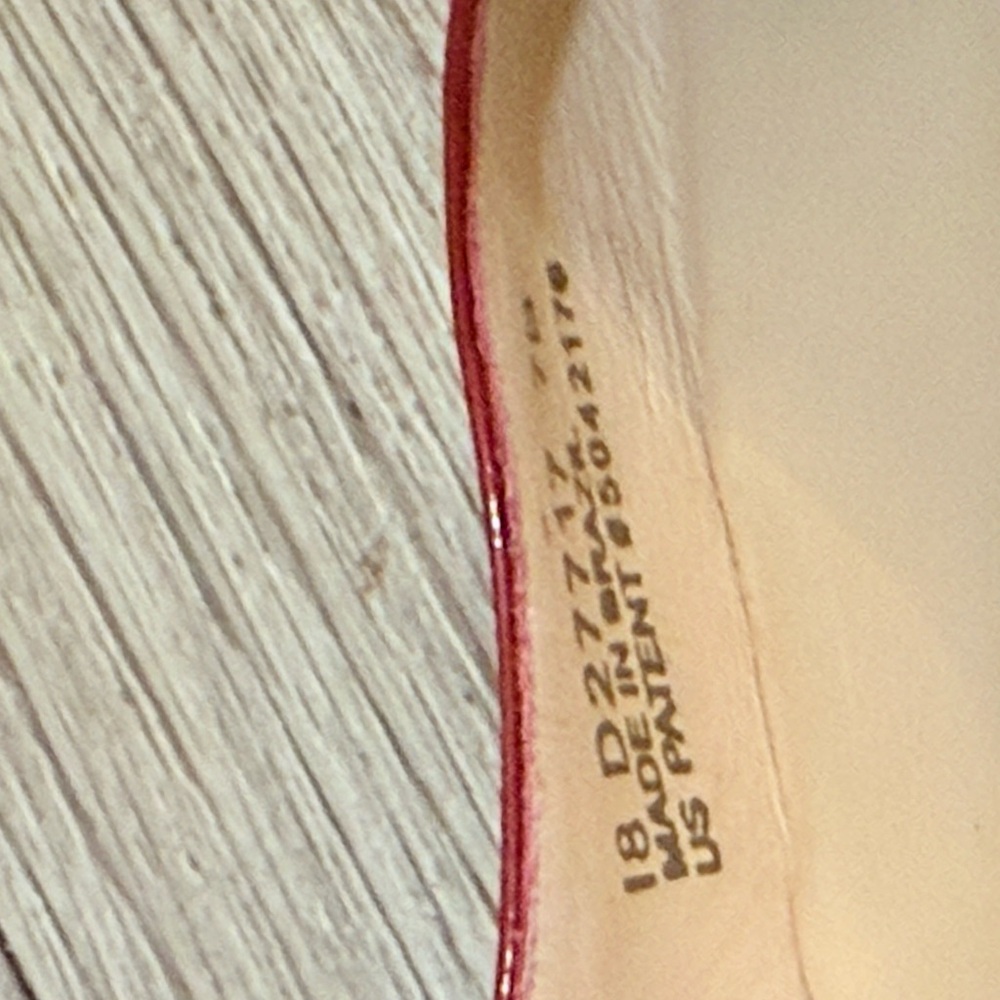 Cole Haan Nike Air Red Patent Leather Heels for Women Size 7B - Picture 5 of 10